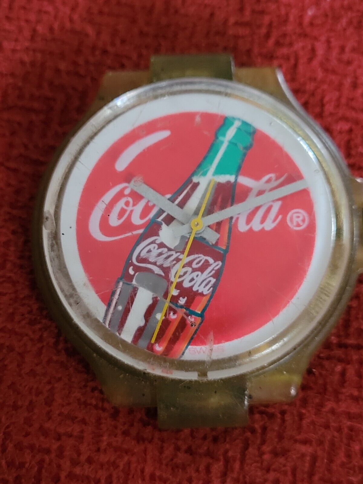 1980s Coca-Cola Swatch Watch NOT TESTED 