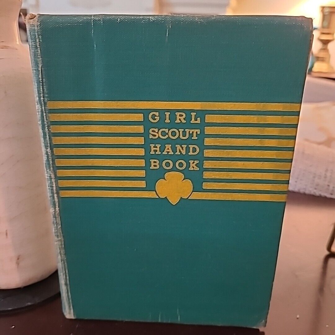 Vintage Girl Scout Handbook 1940 GSA Hardcover