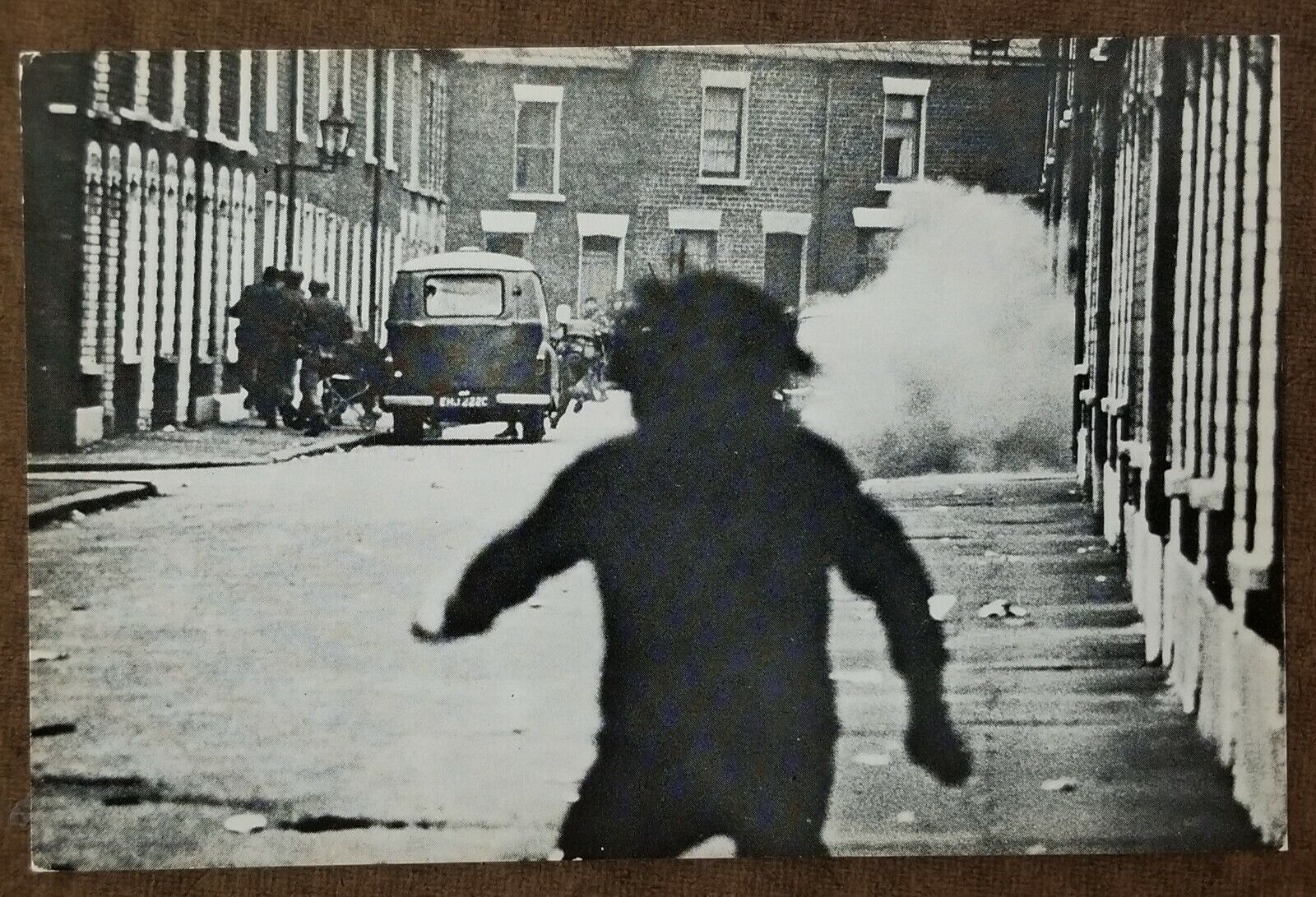 Postcard....Urban Guerrilla Belfast, Ireland Riot Photo Card, 4x6 (Unused)