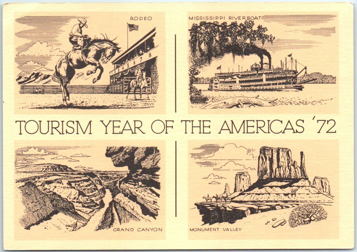 Postcard - Tourism Year Of The Americas \'72