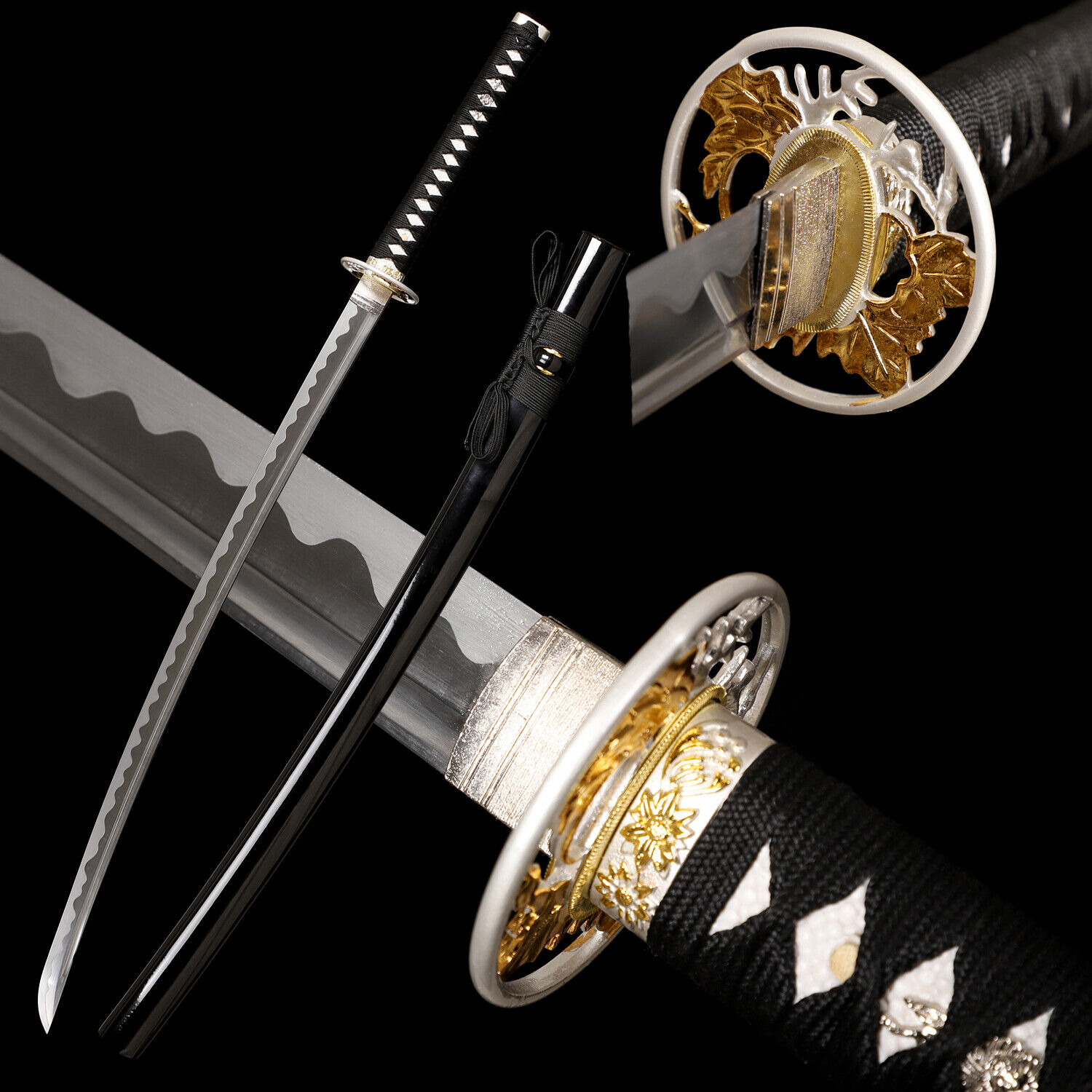 1095 High Carbon Steel Japanese Samurai Katana Sword Full Tang Sharp Blade