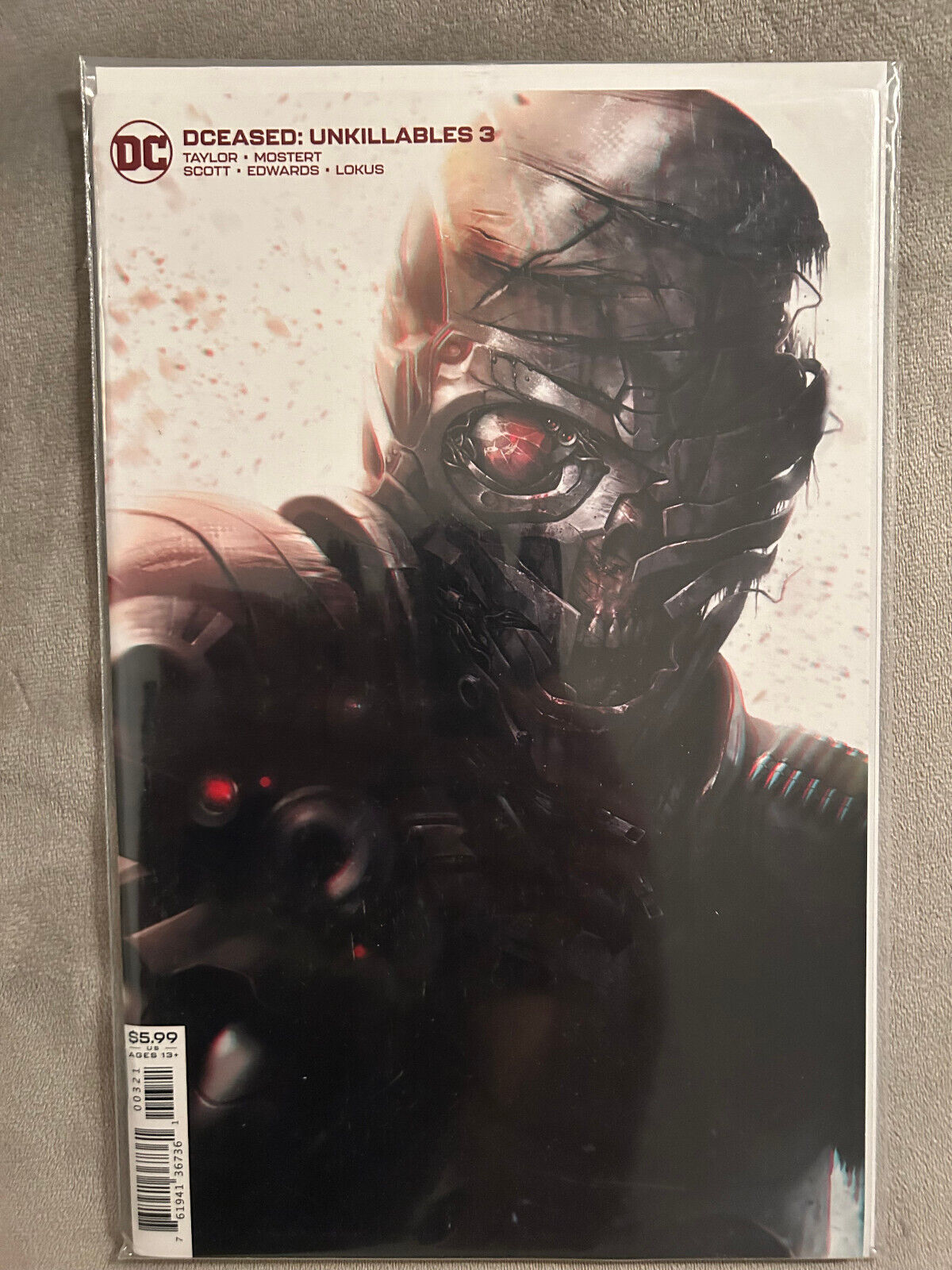 Dceased Unkillables #3 Variant (NM) -- DC Hit Zombie Series