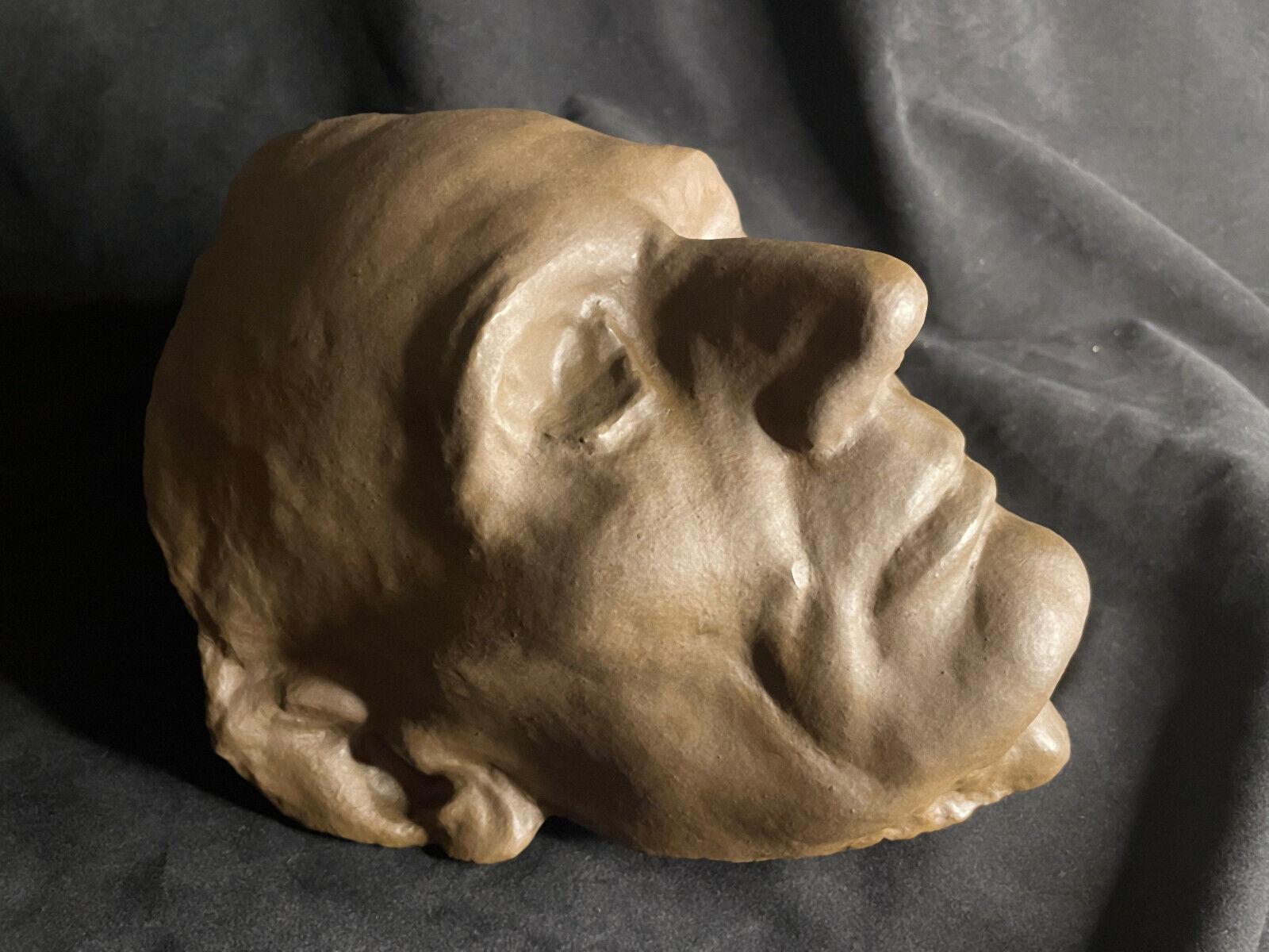 Abraham Lincoln life mask - Smithsonian replica, life-size - 1860 Volk casting