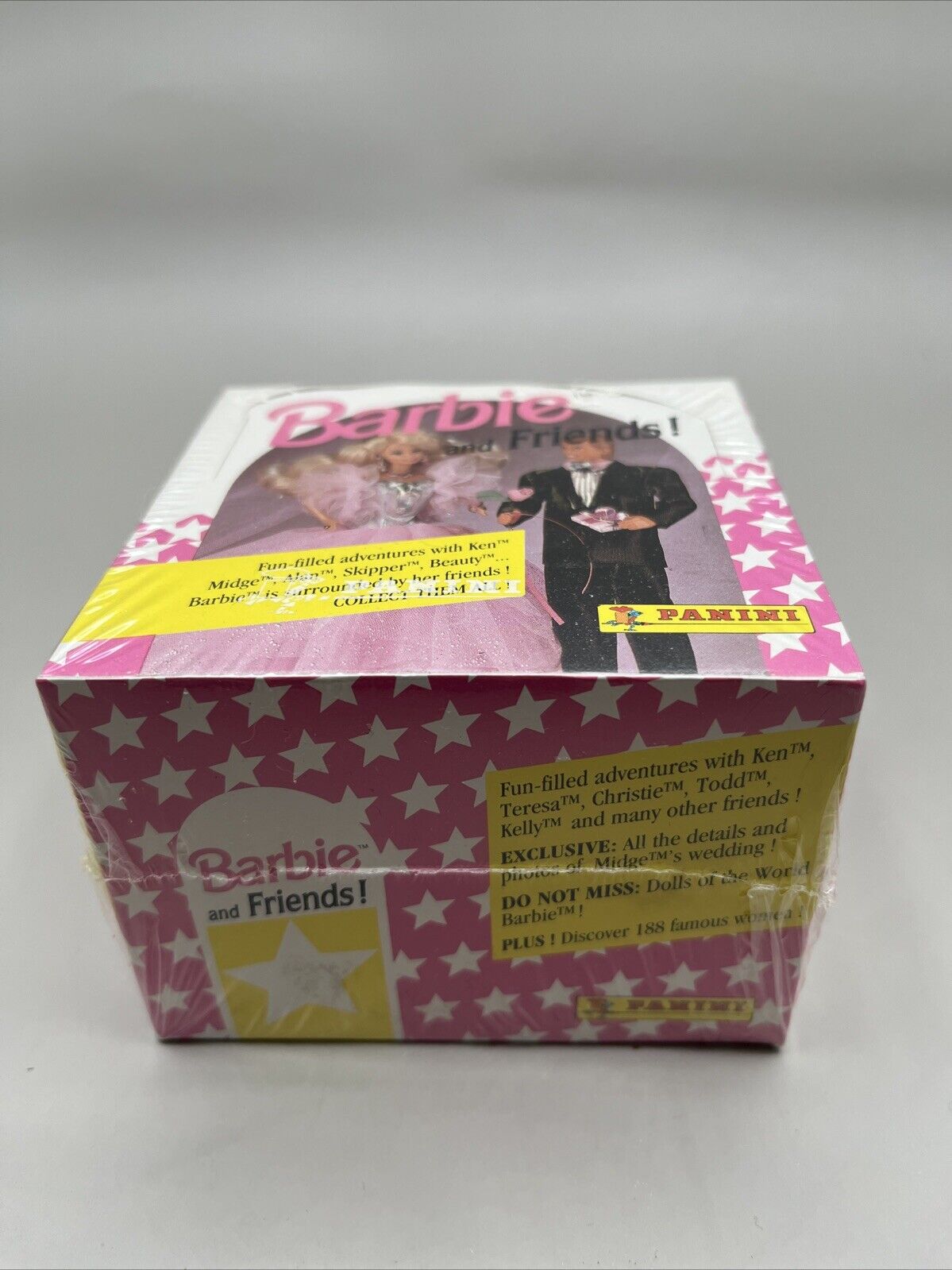 1992 PANINI BARBIE AND FRIENDS TRADING CARD FACTORY SEALED BOX