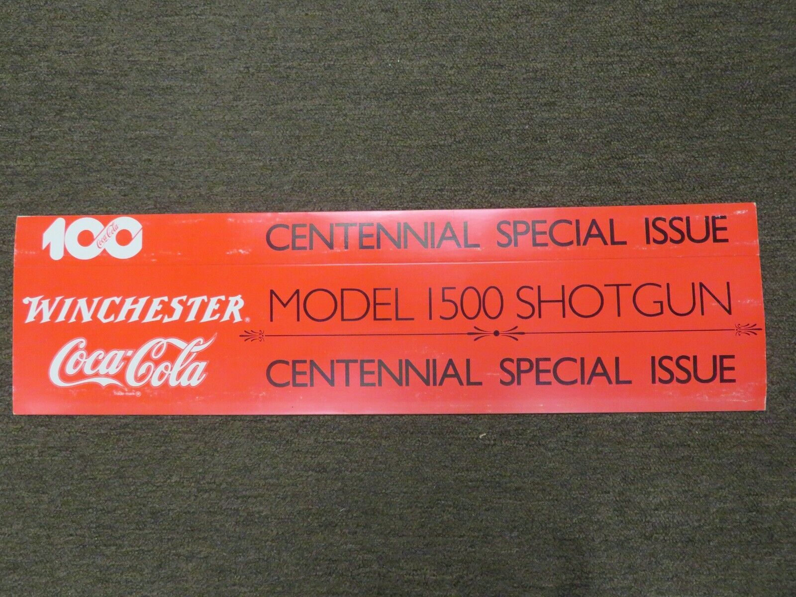 COCA COLA 100 YEAR CENTENNIAL CELEBRATION 1986 WINCHESTER SPECIAL ISSUE SHOTGUN