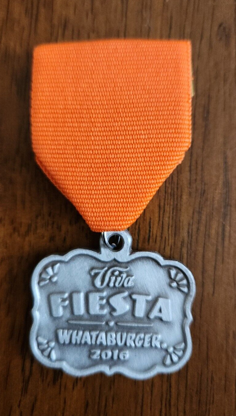 2016 WHATABURGER San Antonio Viva Fiesta Pewter Medal NEW