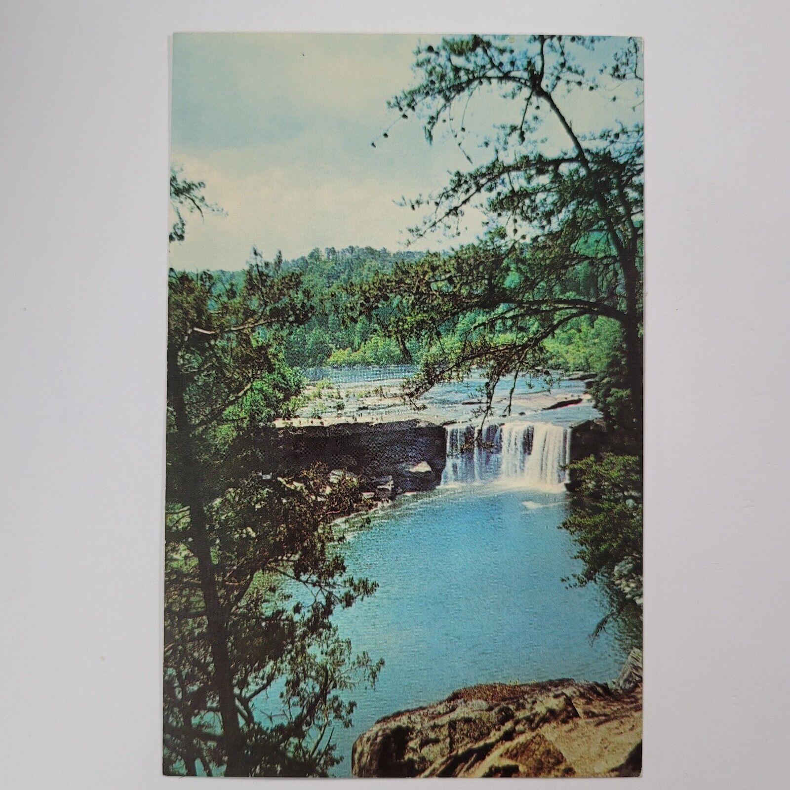 Vintage Postcard Cumberland Falls Kentucky State Park River KY Travel Atraction