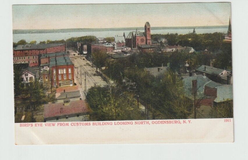Ogedensburg NY~Early View From Customs Building~UDB