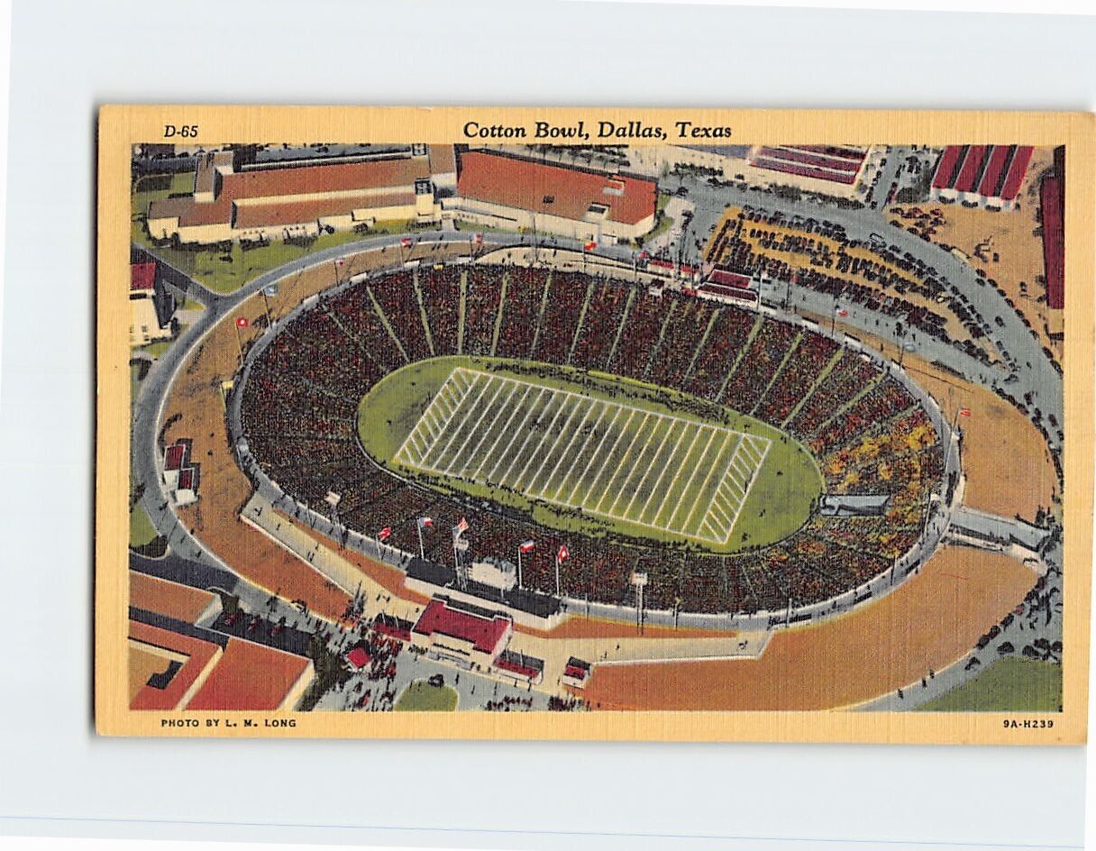 Postcard Cotton Bowl Dallas Texas