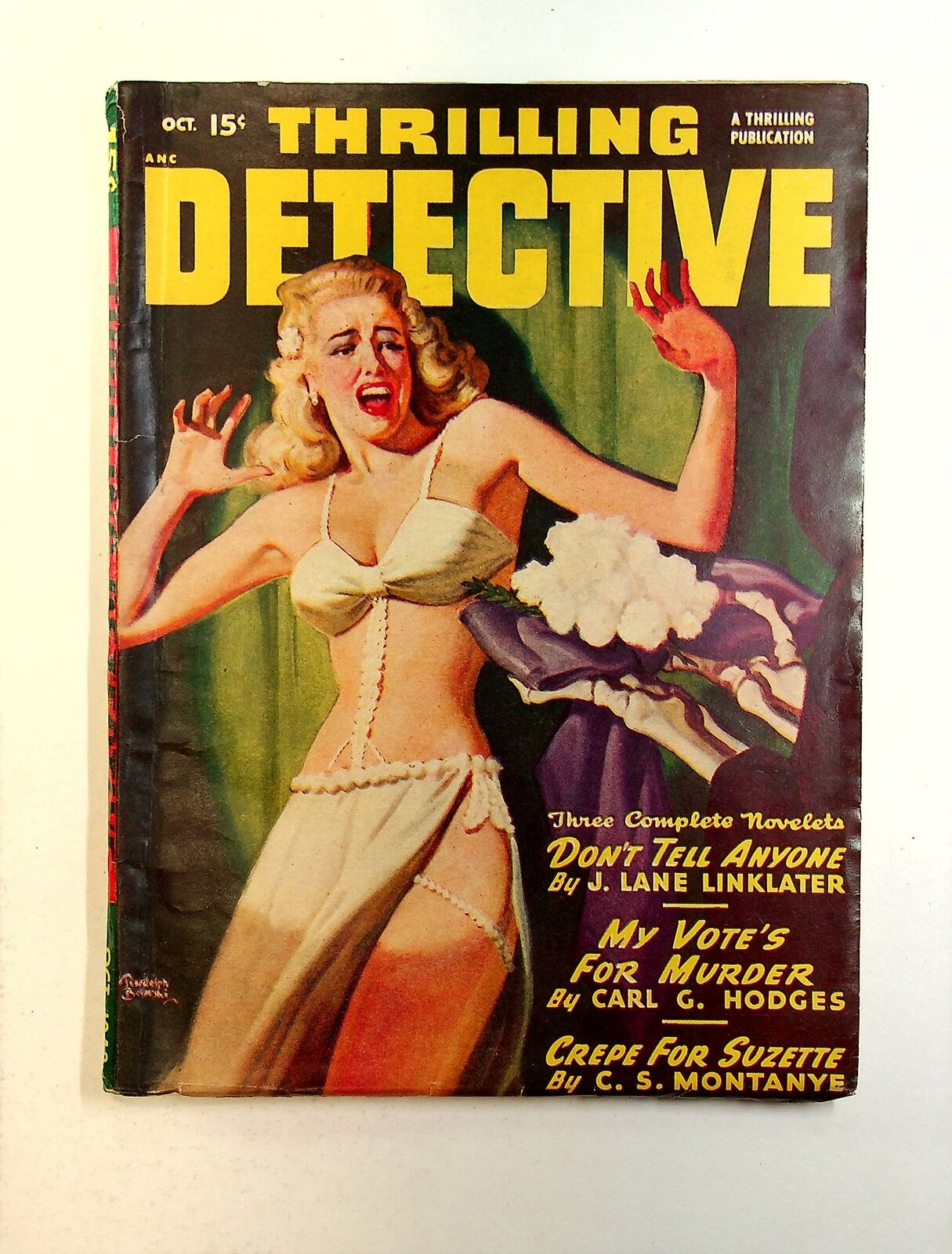Thrilling Detective Pulp Oct 1948 Vol. 62 #3 VG/FN 5.0