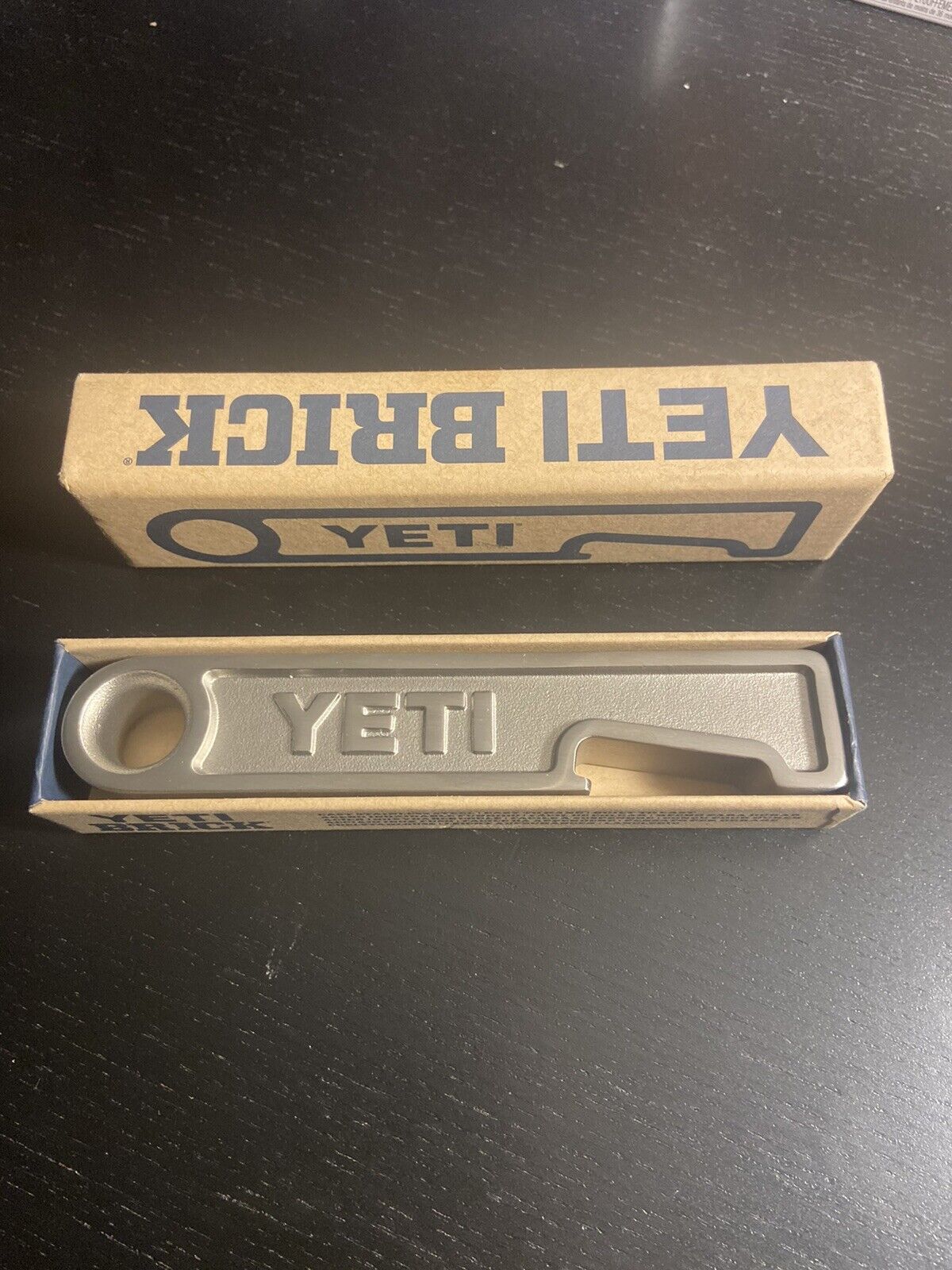 YETI AUTHENTIC BRICK BOTTLE OPENER LIMITED EDITION DISCONTINUED