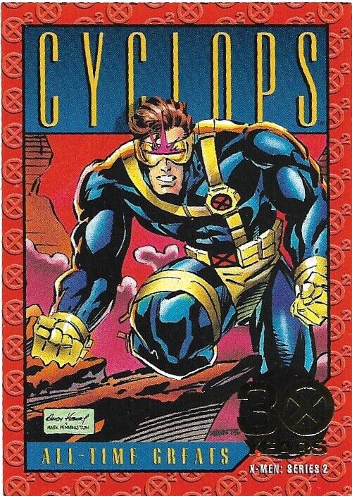 1993 Skybox X-Men Series 2 - 30 Years - All-Time Greats - CYCLOPS #G-2