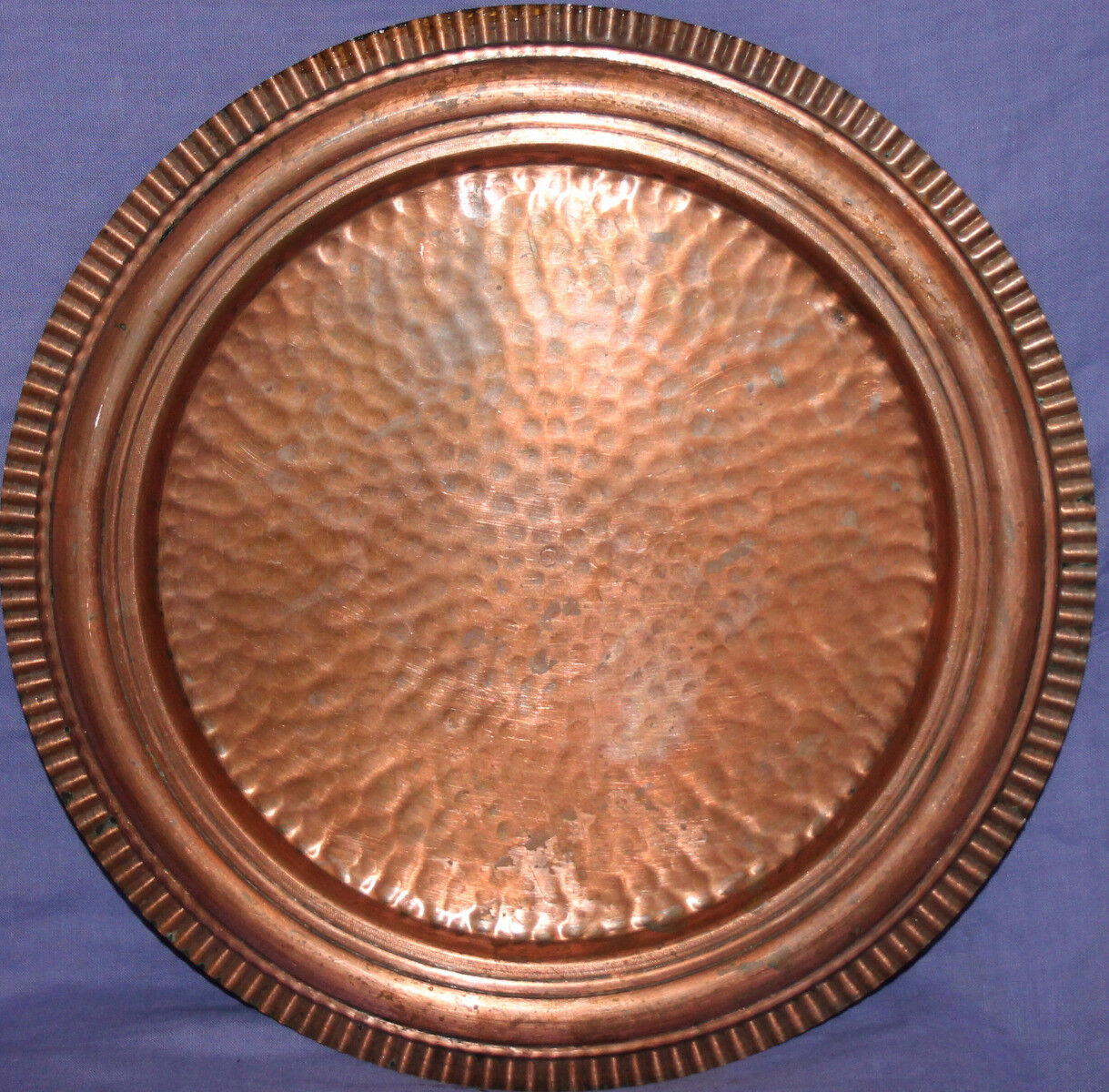 Vintage hand made ornate serving tray