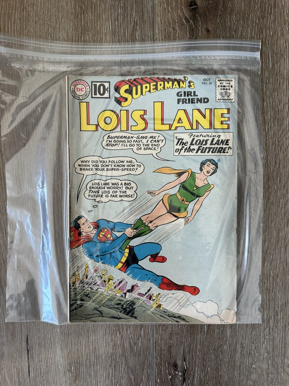 1961 Lois Lane #28 Superman’s Girlfriend Curt Swan Cover DC Comics SILVER AGE
