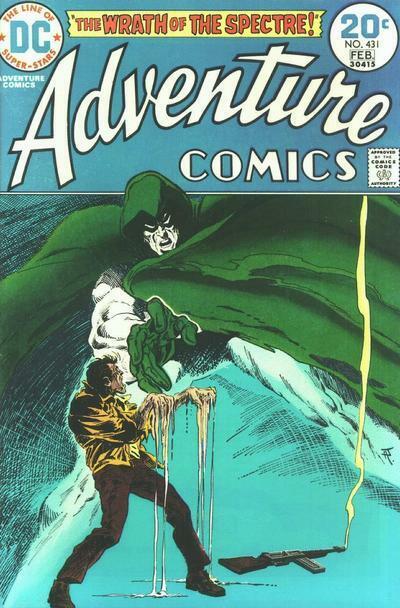 ADVENTURE COMICS #431 G/VG, Spectre, Jim Aparo c/a, DC Comics 1974 Stock Image