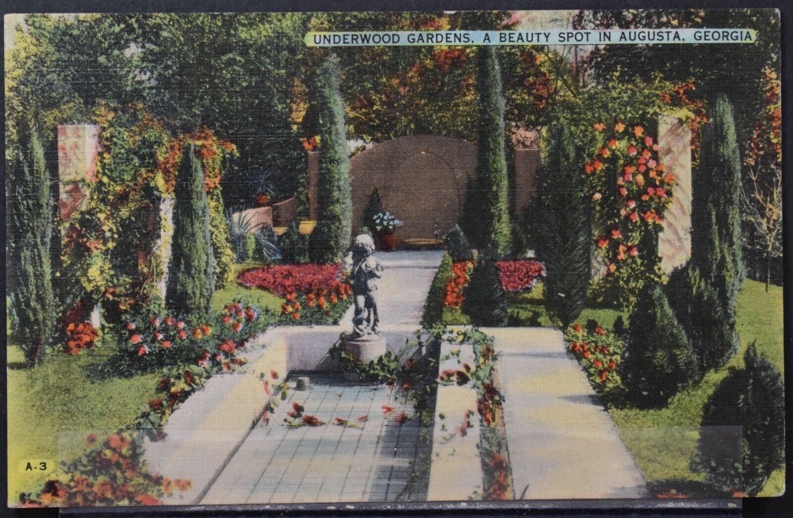 Augusta, GA - Underwood Gardens - 1943 (WWII Soldier\'s Mail)