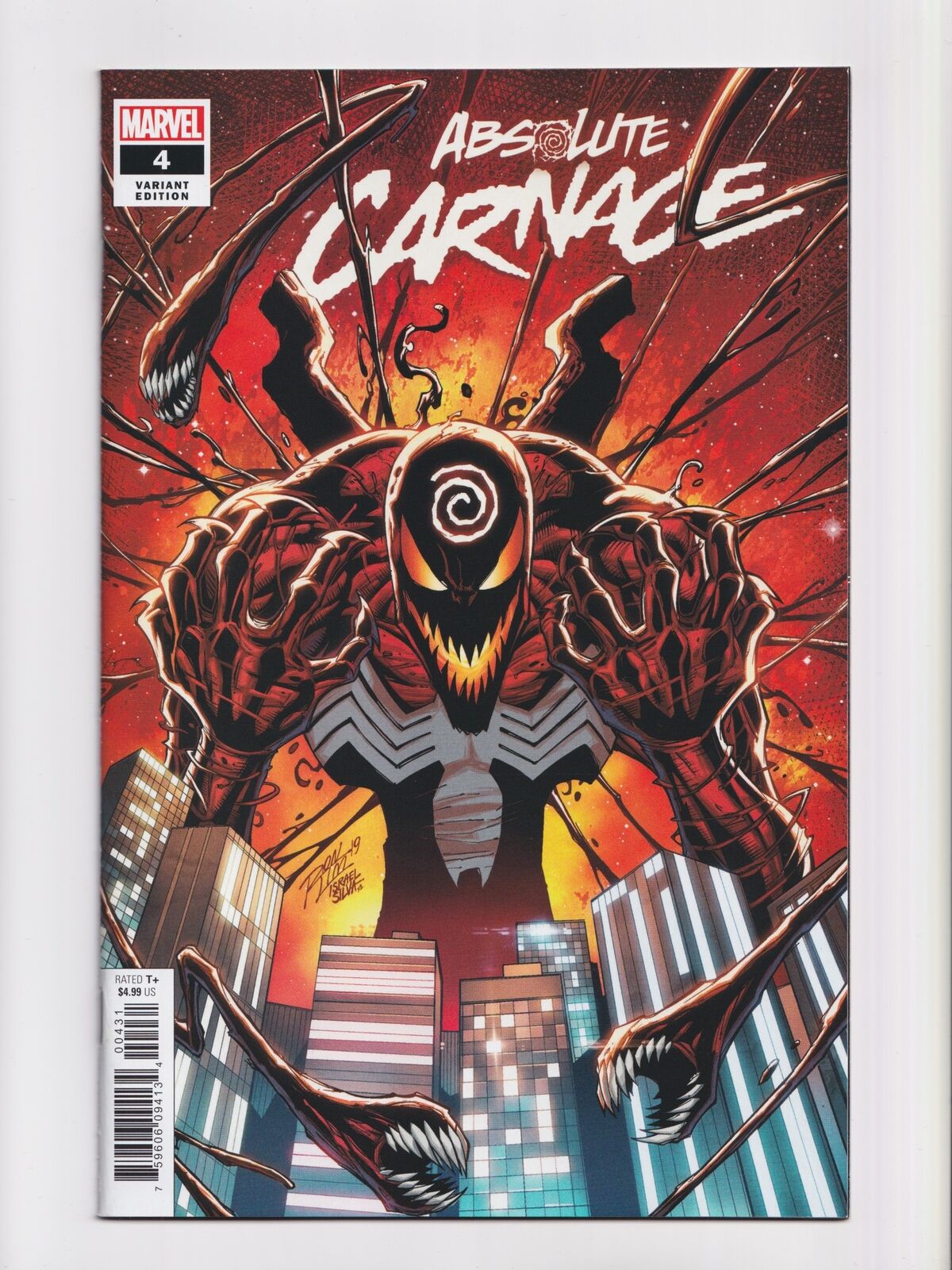 Absolute Carnage #4 Marvel 2019 Variant Cover Comic Book NM+