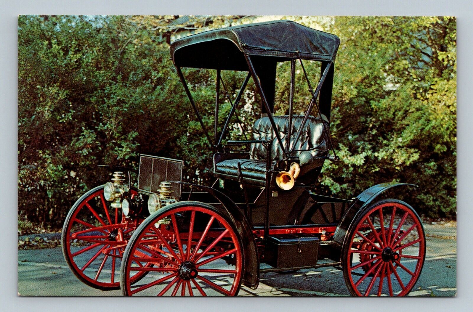 Auto 1908 Sears J 2 Cylinder Motor Postcard