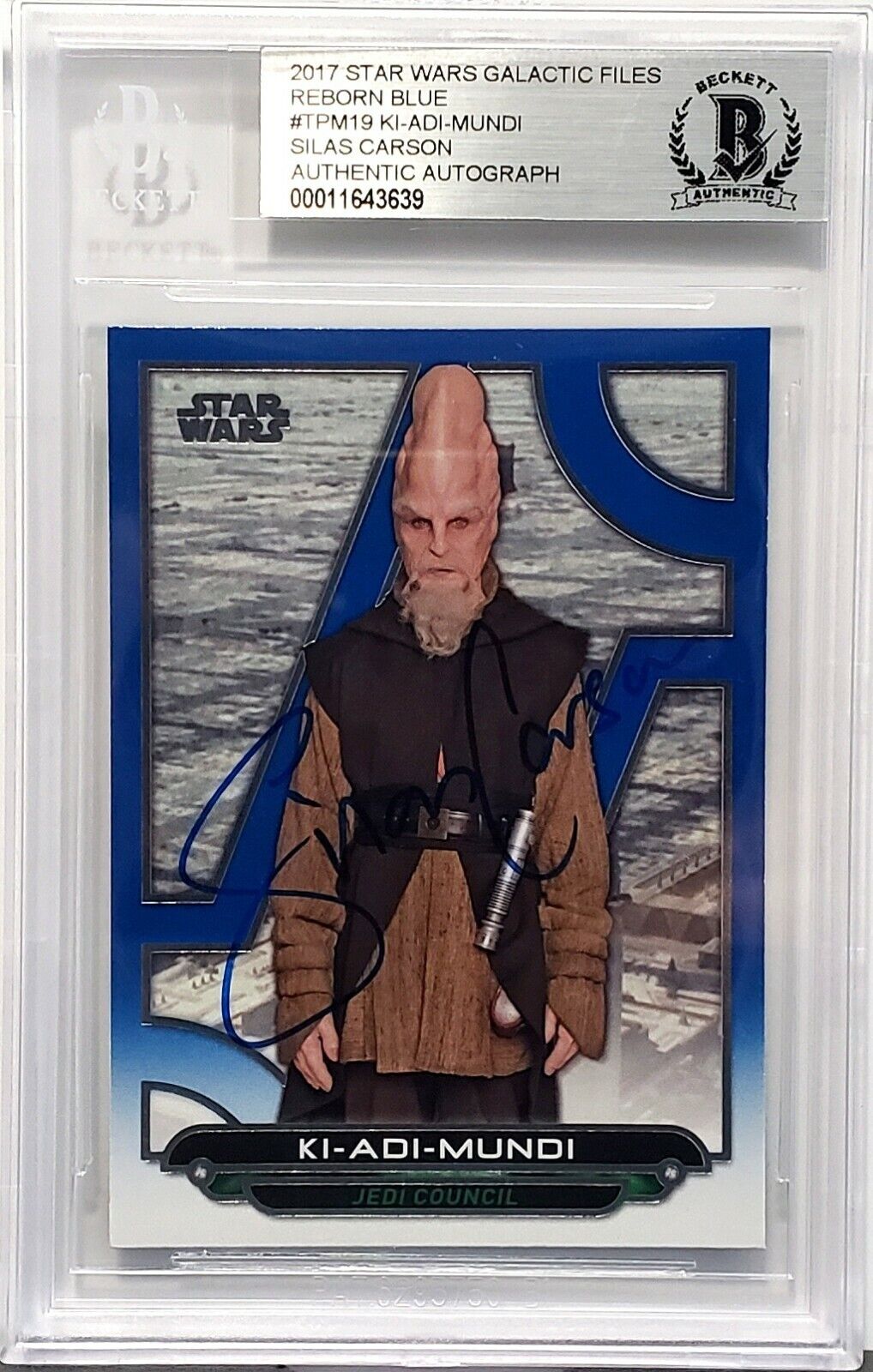 2017 STAR WARS SILAS CARSON Signed 