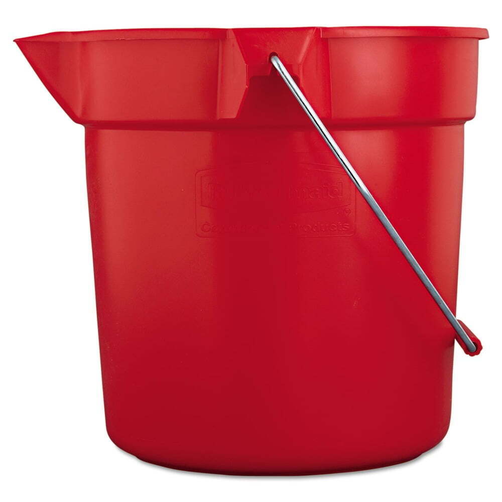 Rubbermaid Commercial  10-Quart 10.5 in.Round Plastic Utility Pail fast shipping