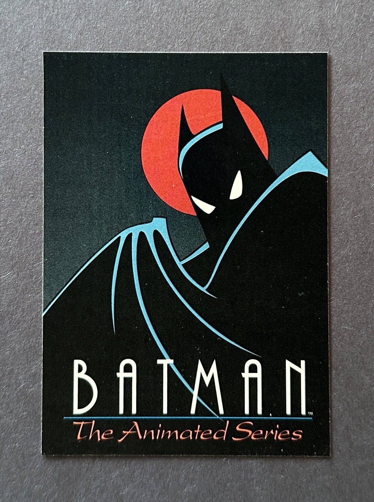 1993 Topps Batman the Animated Series BATMAN TITLE HEADER #1