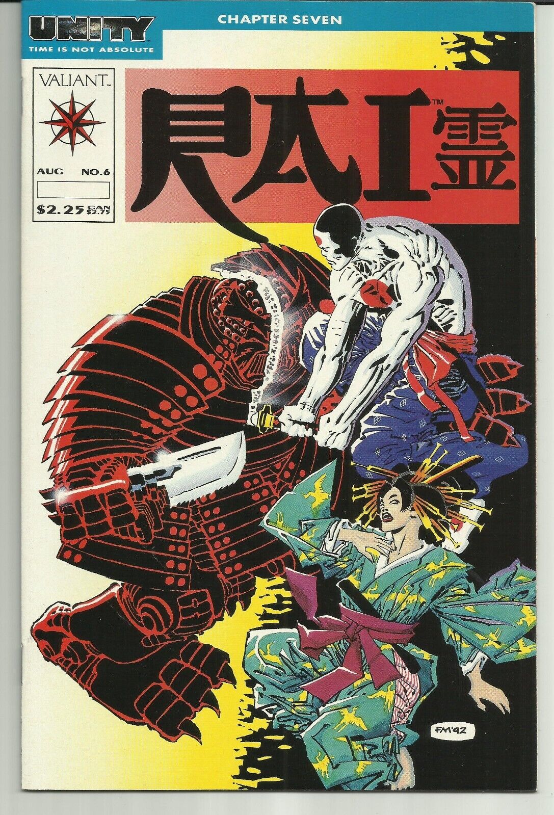RAI #6 Valiant Comics August 1992