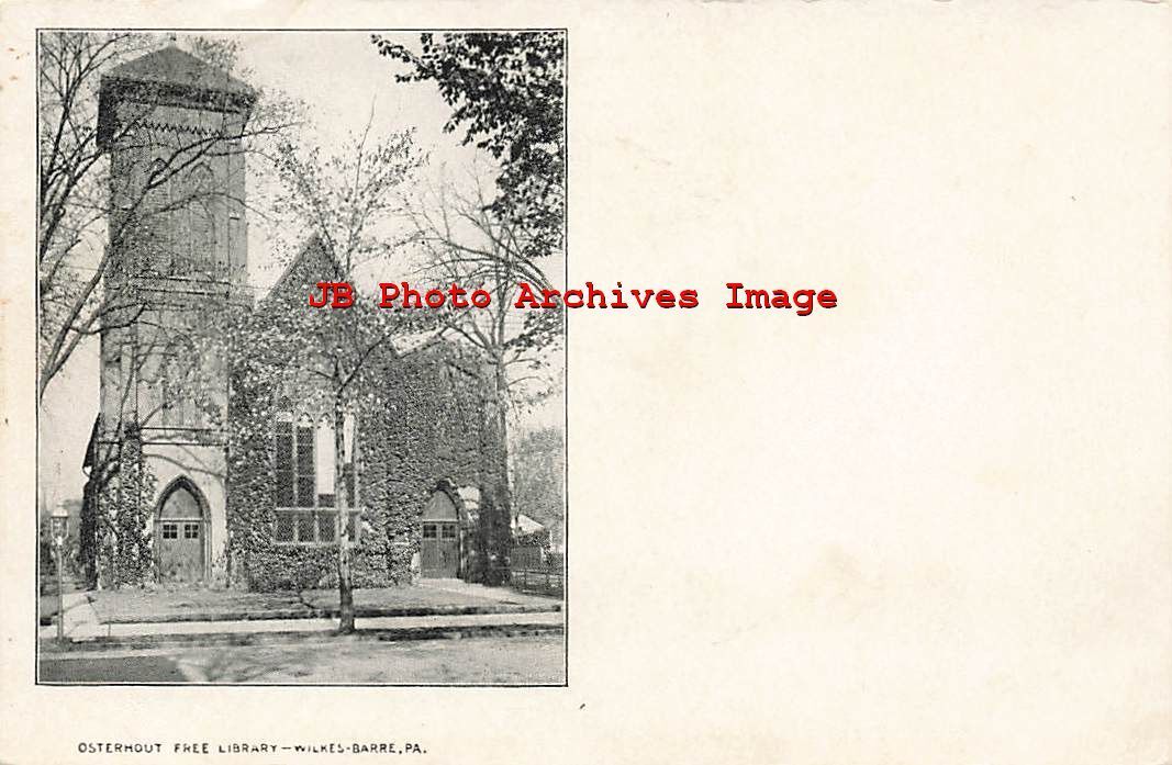 PA, Wilkes-Barre, Pennsylvania, Osterhout Free Library, J Murray Jordan Pub