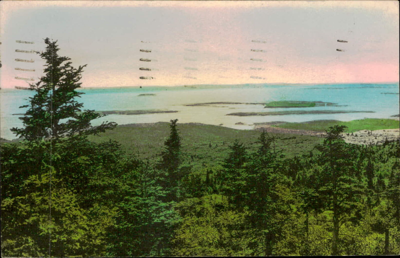 Postcard:  HANDCOLORED 1947 MAINE THE FINEST AMERICAN MADE VIEW