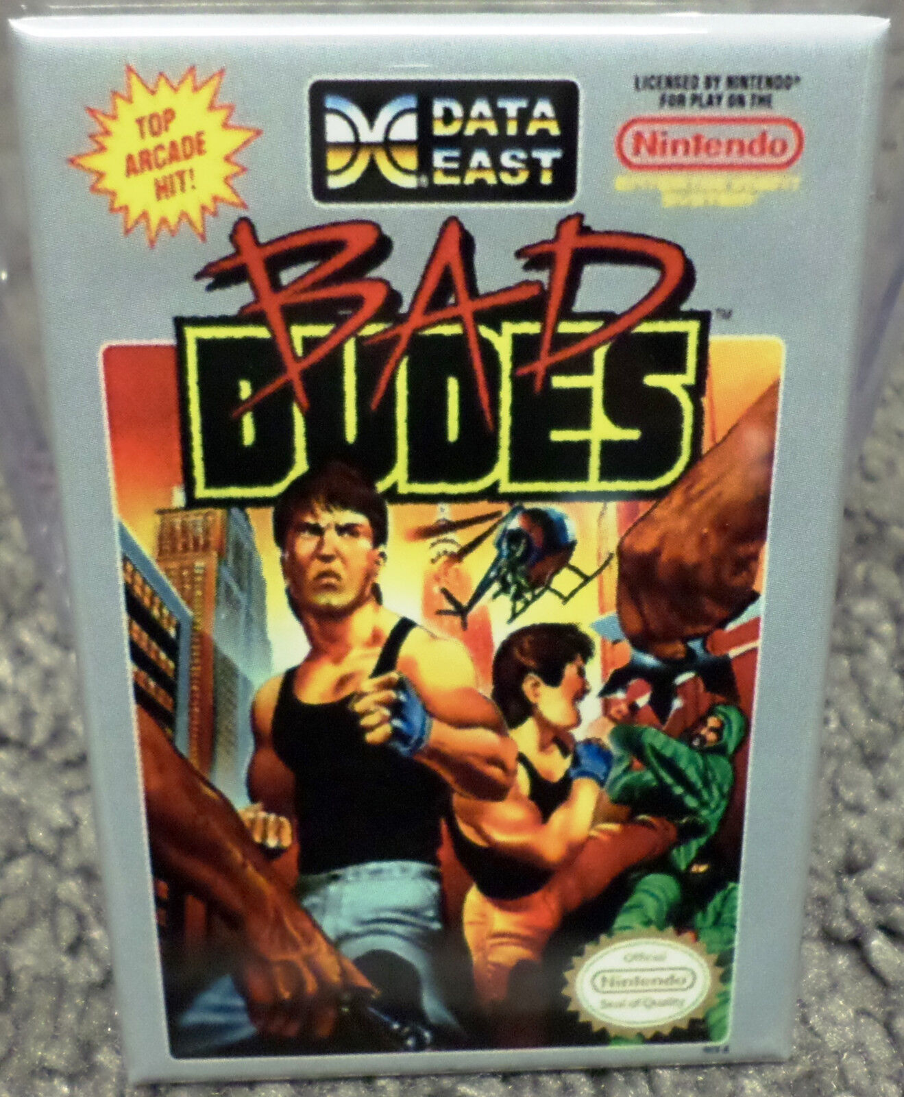 Bad Dudes Nintendo NES Vintage Game Box  2\