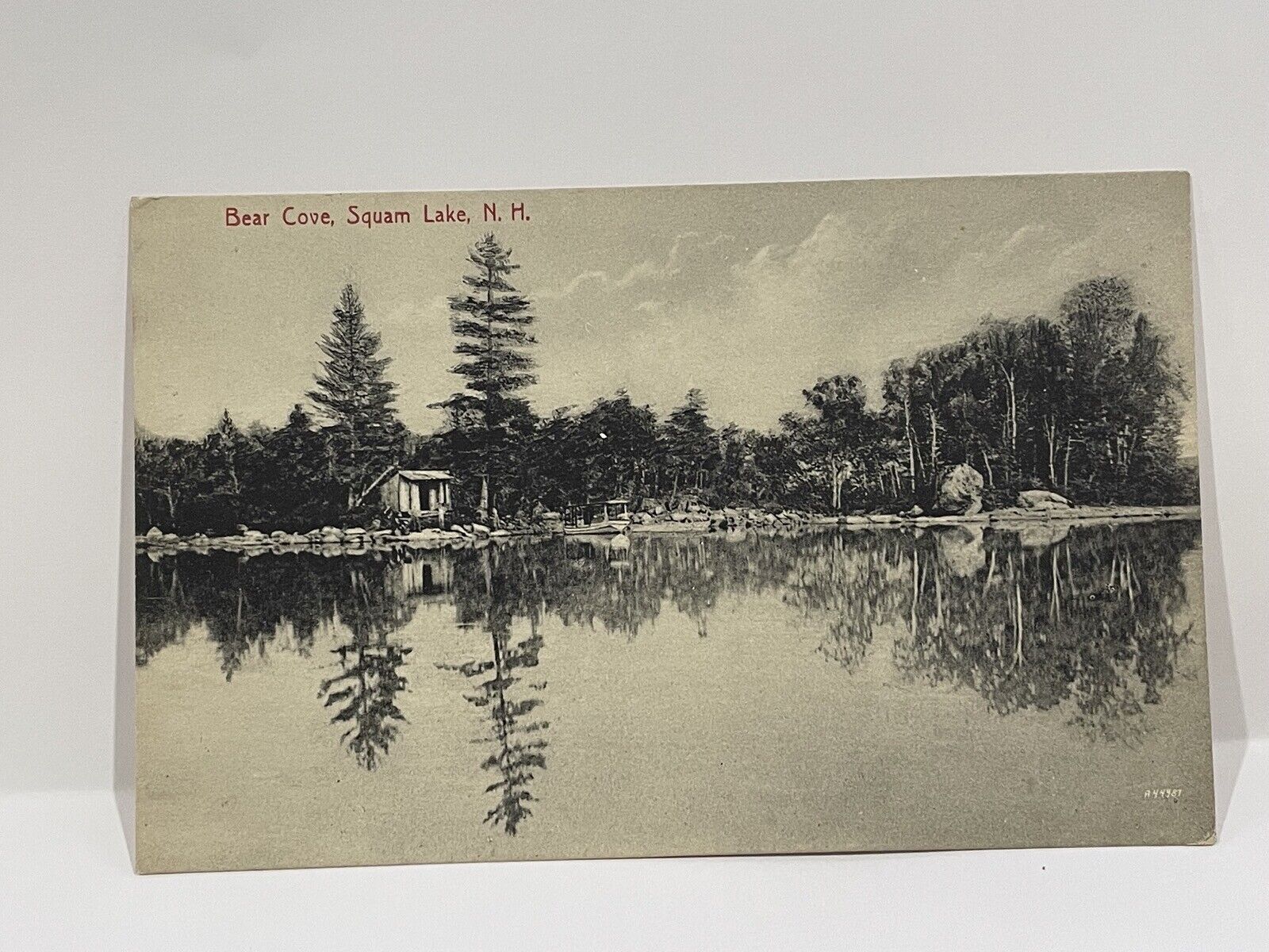 Bear Cove. Squam Lake. NH. Postcard.