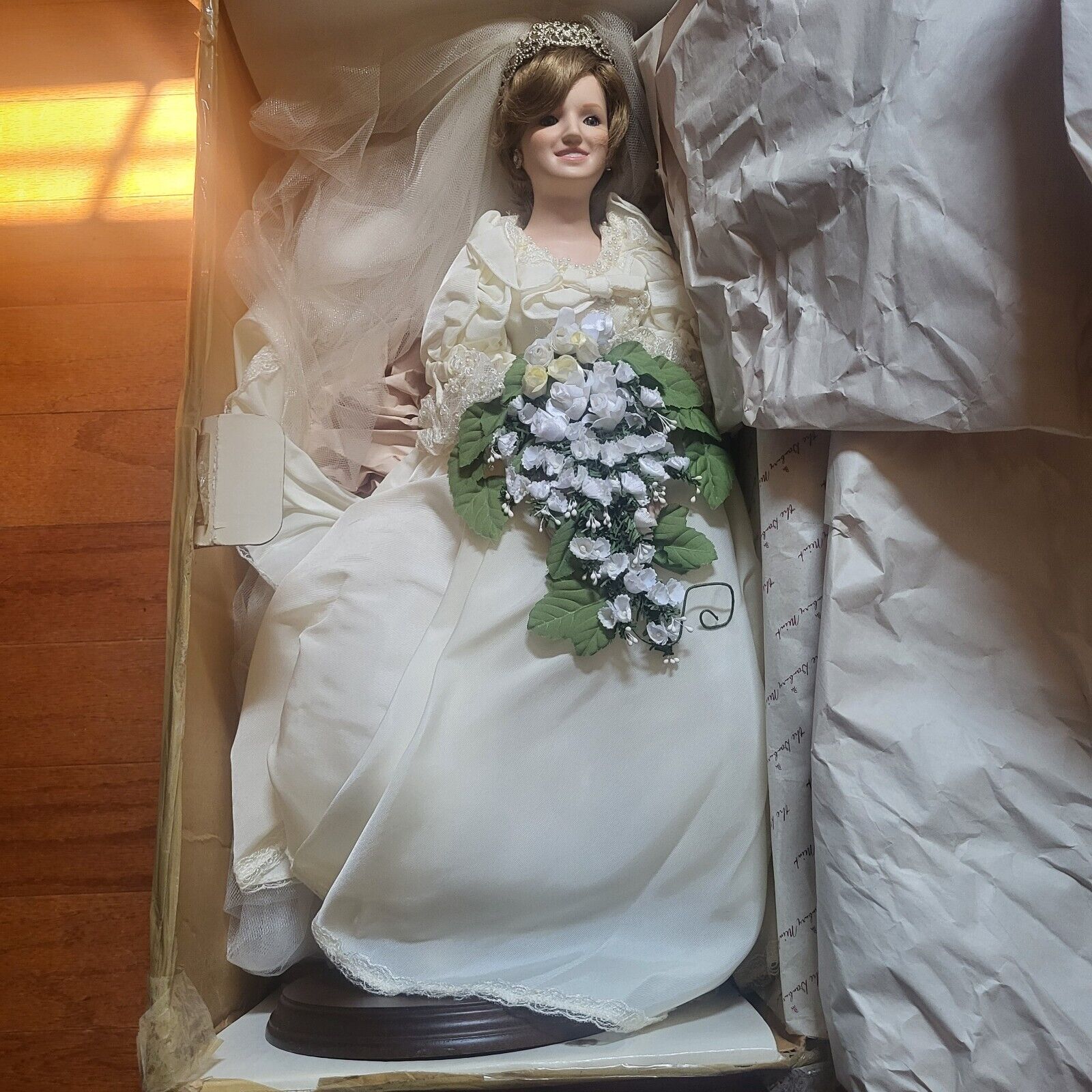 Danbury Mint Princess Diana Bride Doll Collectible