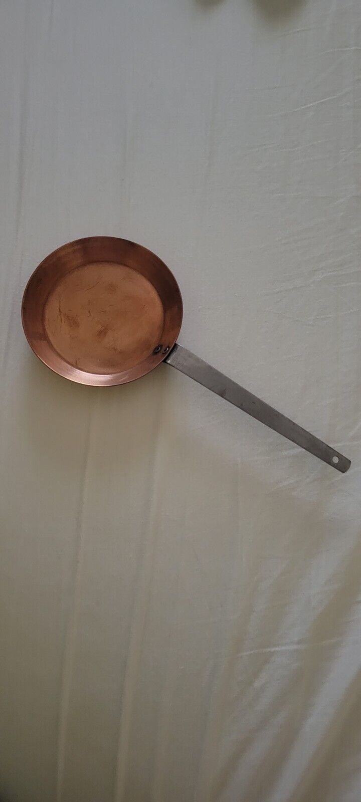 Vintage Miniature Copper Plated Pan