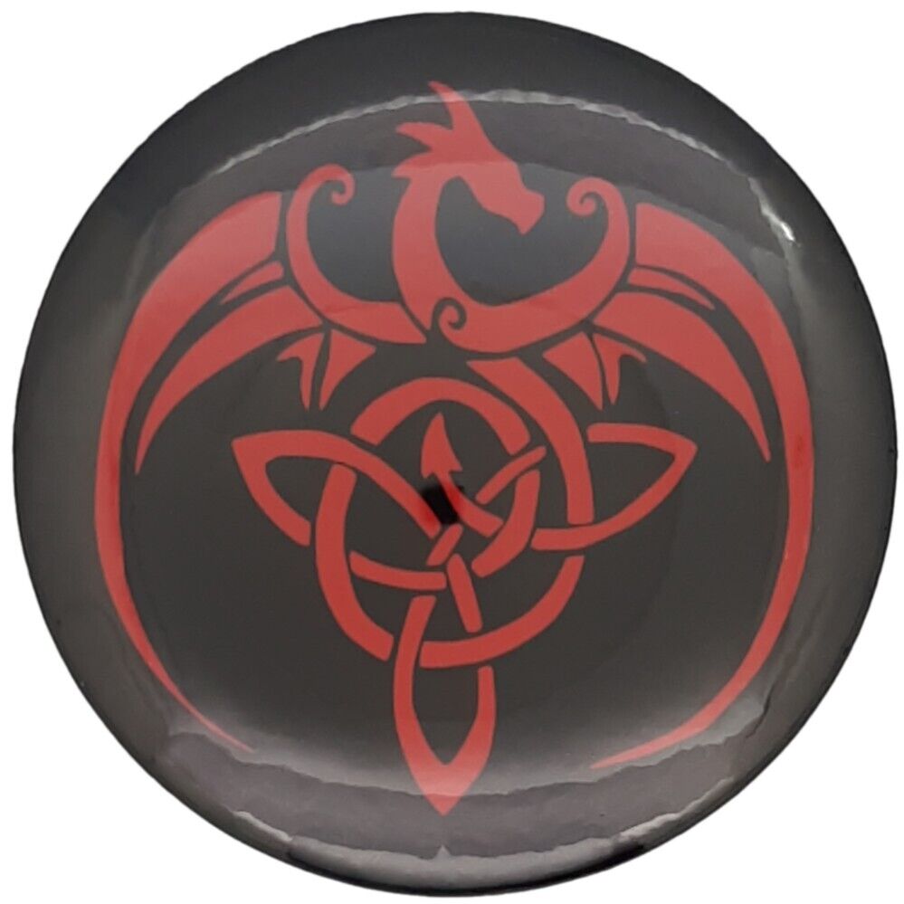 1PK B14P Celtic Dragon Red - for dragon lovers everywhere - Pinback Button