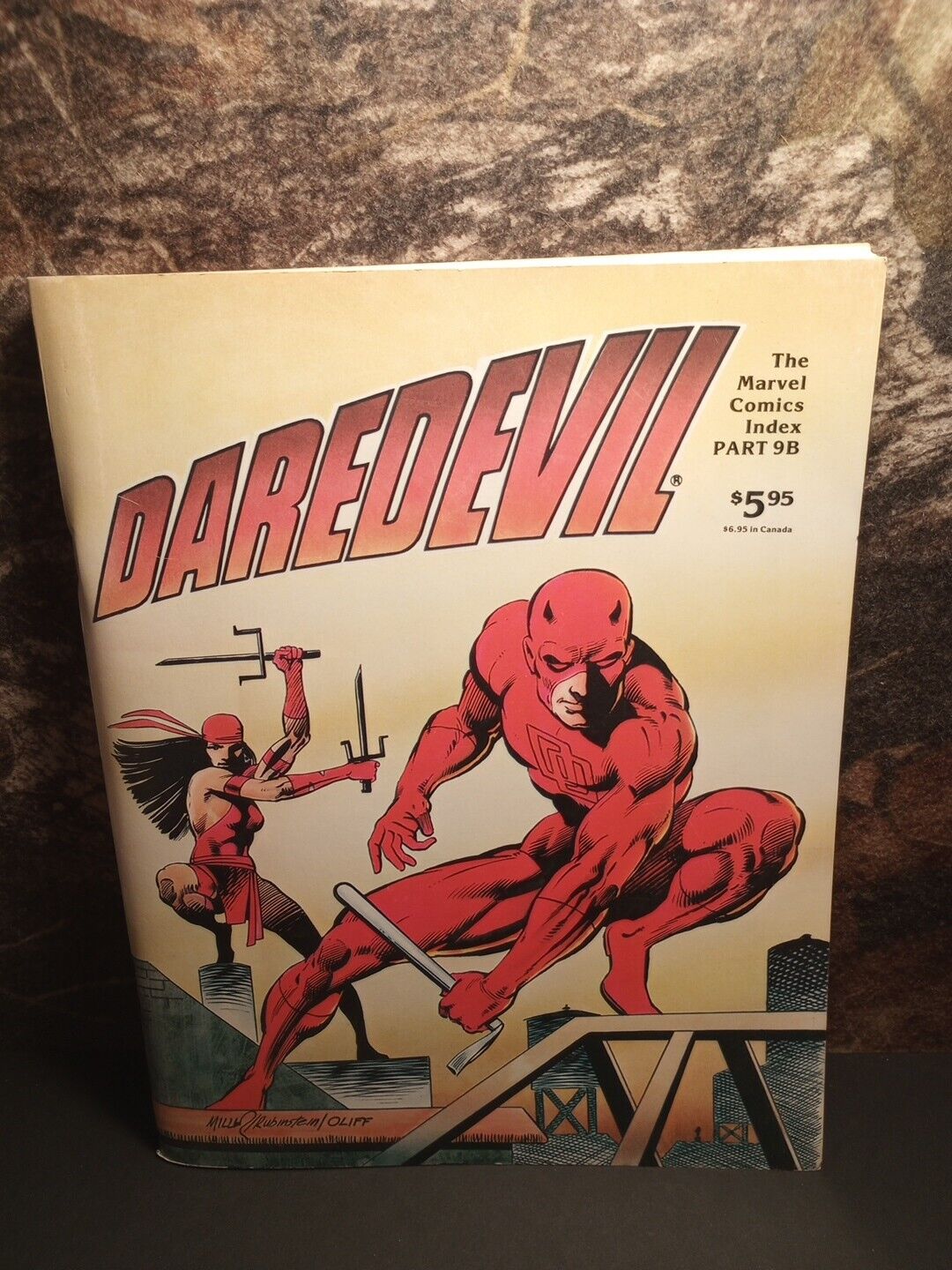 DAREDEVIL: The Marvel Comics Index Part 9B 1982 Frank Miller Signed