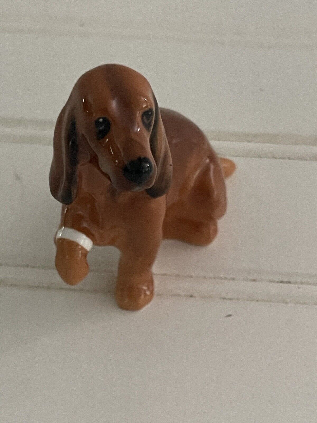 ROYAL DOULTON ENGLAND Cocker Spaniel Puppy  Bandage On Leg Collectible Figurine