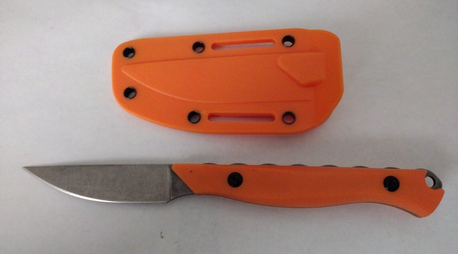 Similar To The Benchmade Knives Flyway 15700 Fixed Blade Knife Orange Stainless