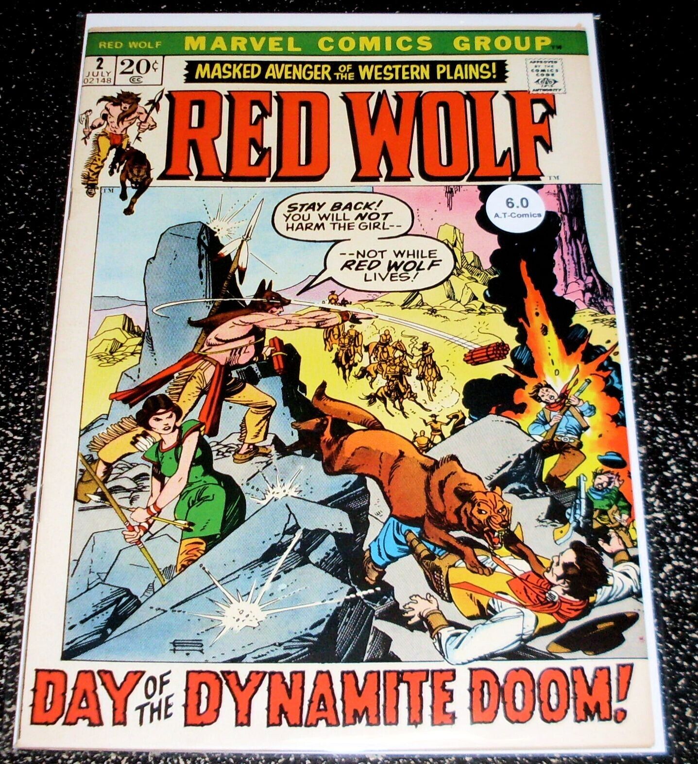 Red Wolf 2 (6.0) 1st Print Marvel Comics 1972 - Flat Rate Shipping