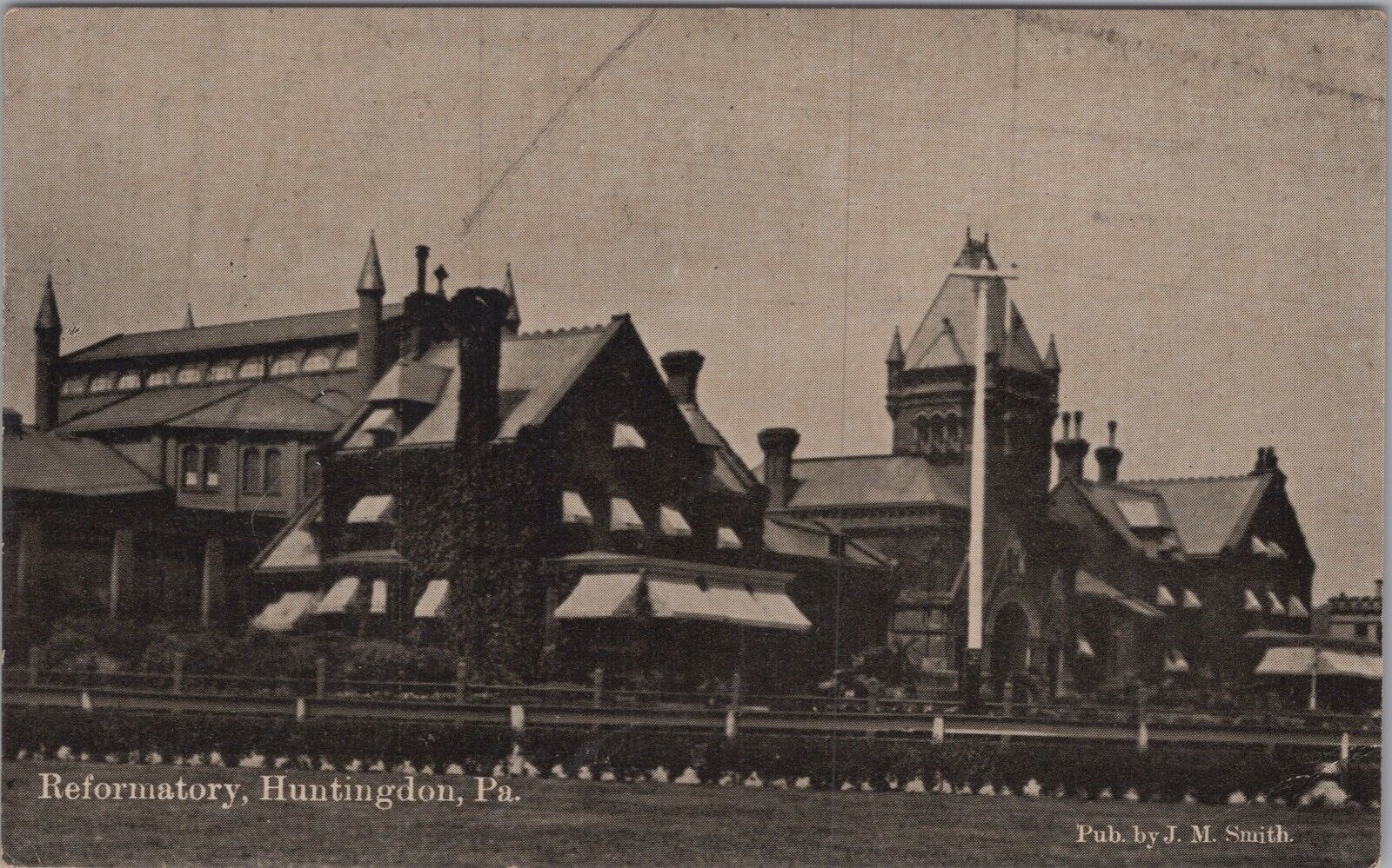 c1910s Postcard Reformatory, Huntingdon, PA WOB UNP B4470d3