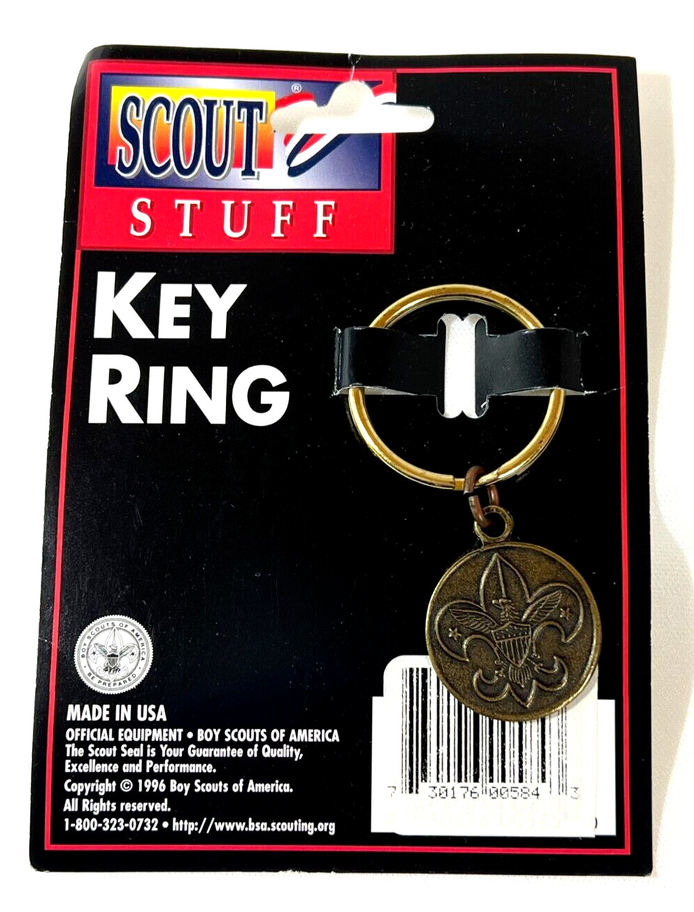 Vintage Boy Scout Oath Key Ring