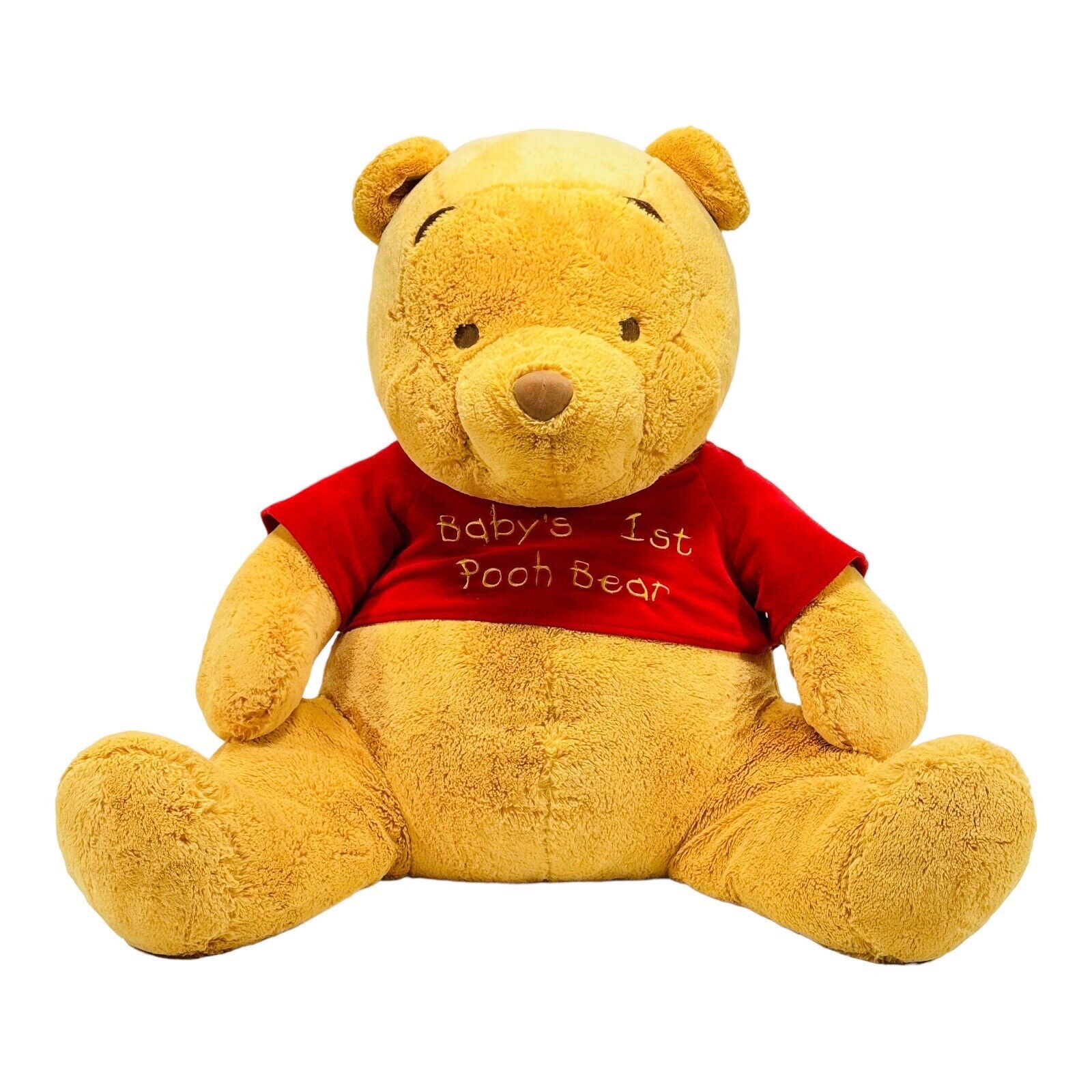 Disney Winnie The Pooh Baby’s First Poor Bear Huge Plush Teddy Bear RARE