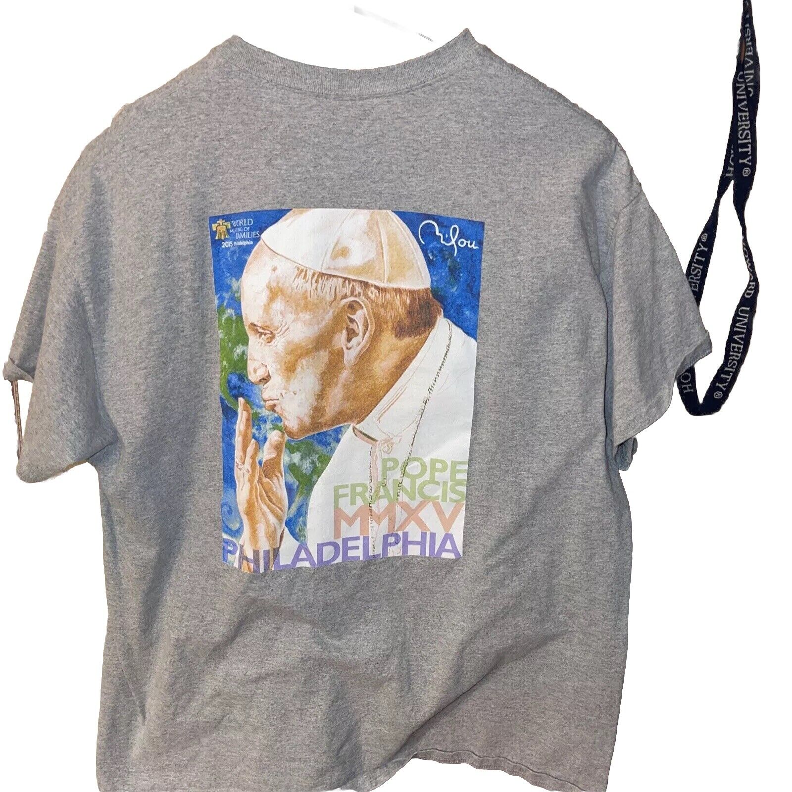 POPE FRANCIS MMXV Philadelphia,Washington Visit Tshirt 2015