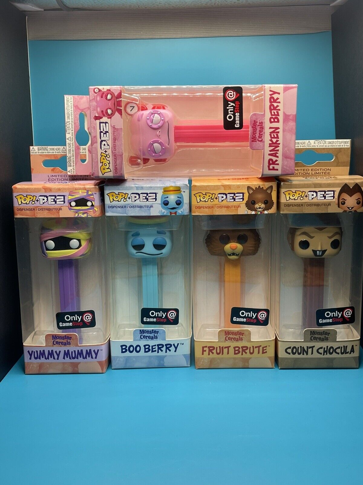 Funko Pop Pez Limited Edition    MONSTER CEREALS COMPLETE SET OF 5