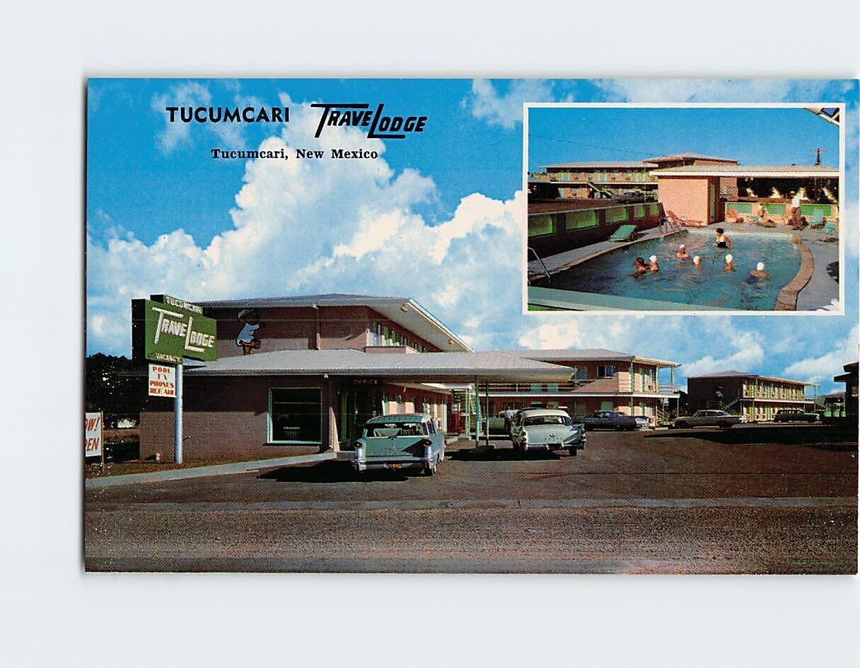 Postcard Tucumcari TraveLodge Tucumcari New Mexico USA