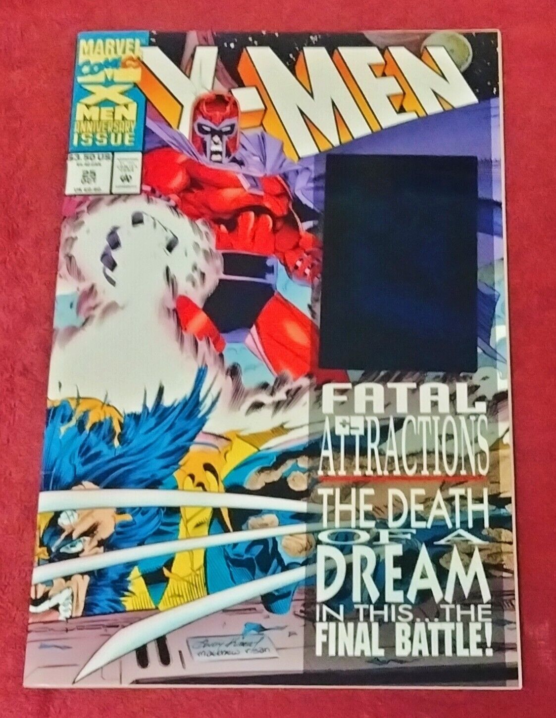 X-MEN #25 / 1993 / Magneto Removes Adamantium from Wolverine / 9.4 or Better