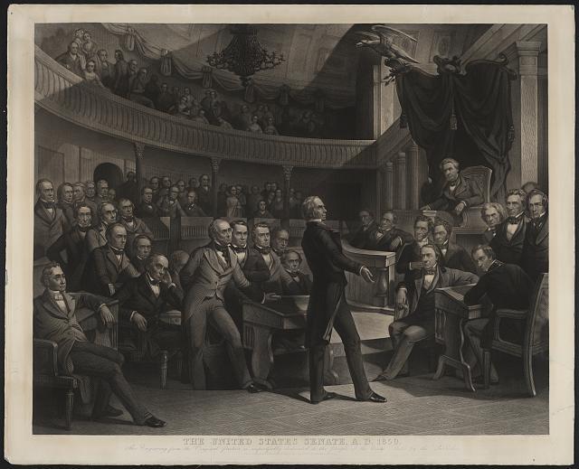 Photo:The United States Senate,A.D. 1850