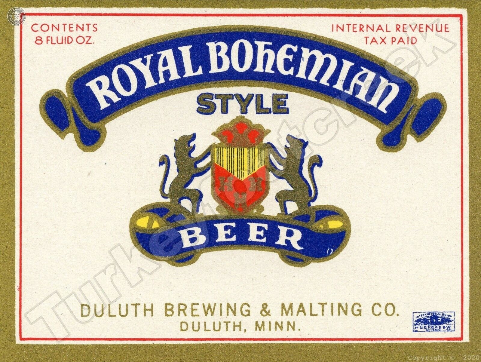 Royal Bohemian Style Beer Label 9\