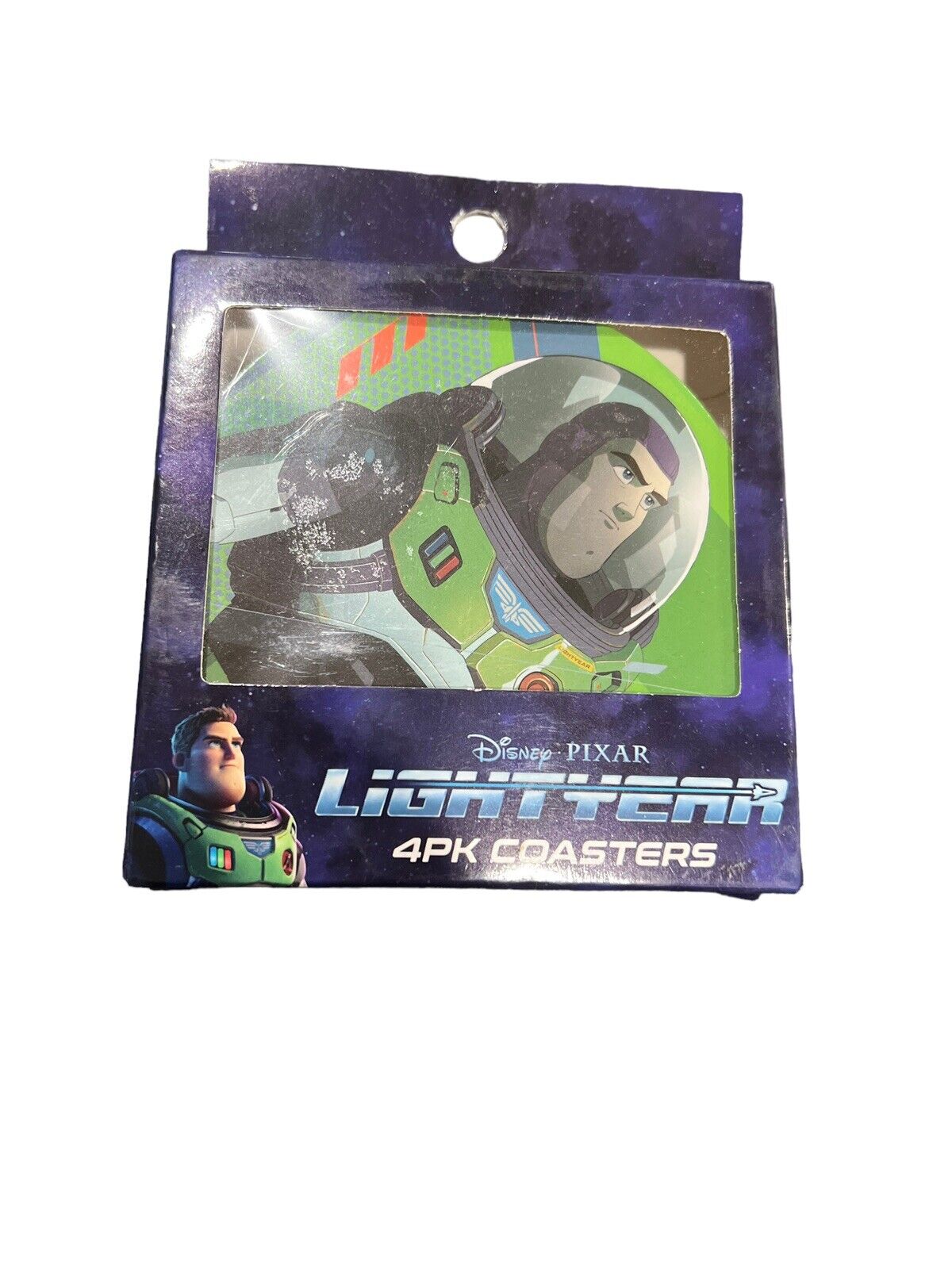 Disney Pixar Lightyear 4 Pk Coasters
