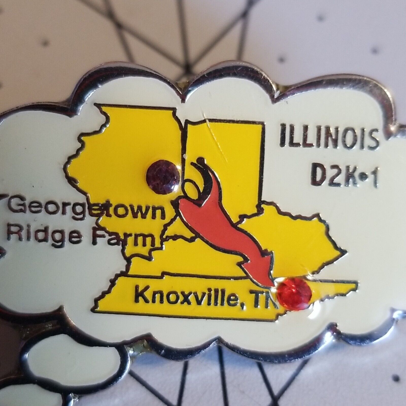 2001 D2K1 Pin Destination Imagination 💥 IL Georgetown Ridge 💥  Knoxville TN