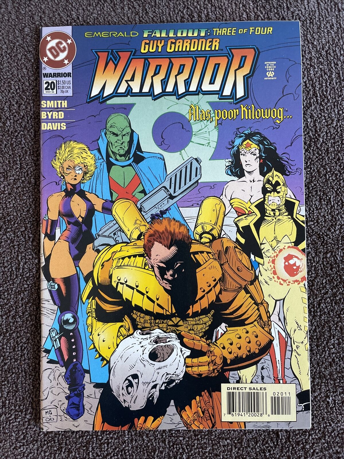 GUY GARDNER: WARRIOR #20 (DC, 1994) Justice League International