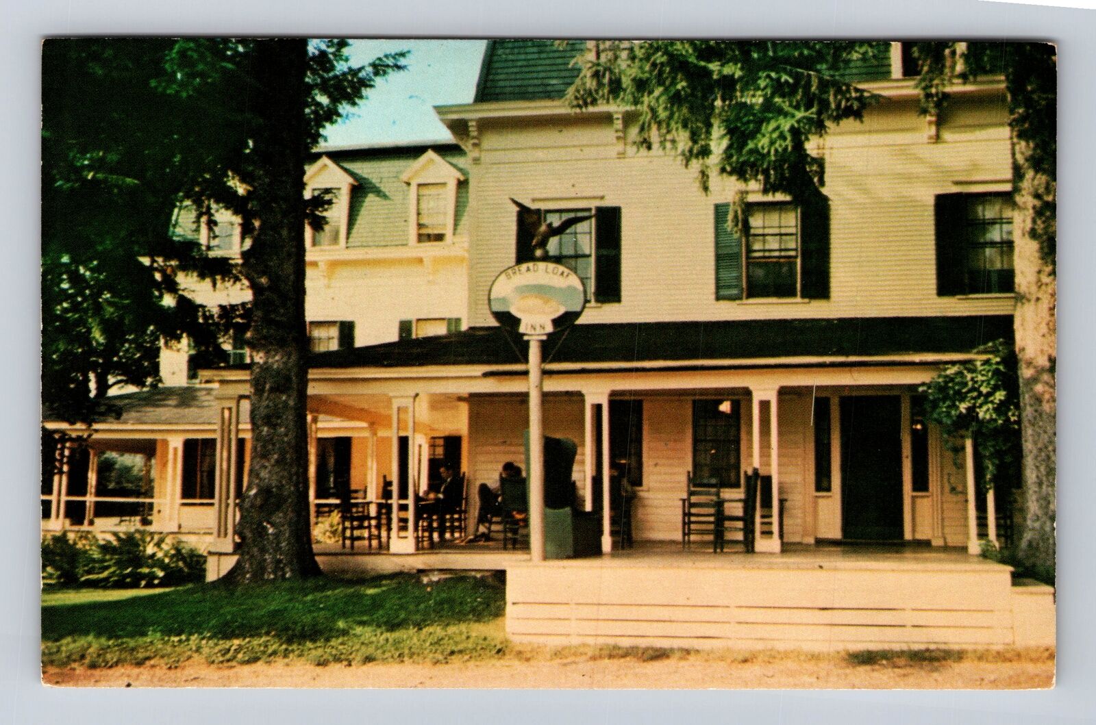 Middlebury VT-Vermont, Breadloat Inn, Middlebury College Campus Vintage Postcard